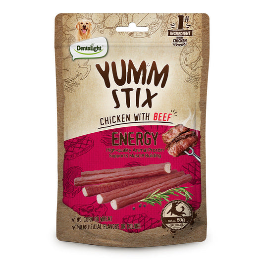 KFX-1371581 Pure Chicken Emulsion Strips for Puppies - 50g Pack - Ideal for Childhood Development