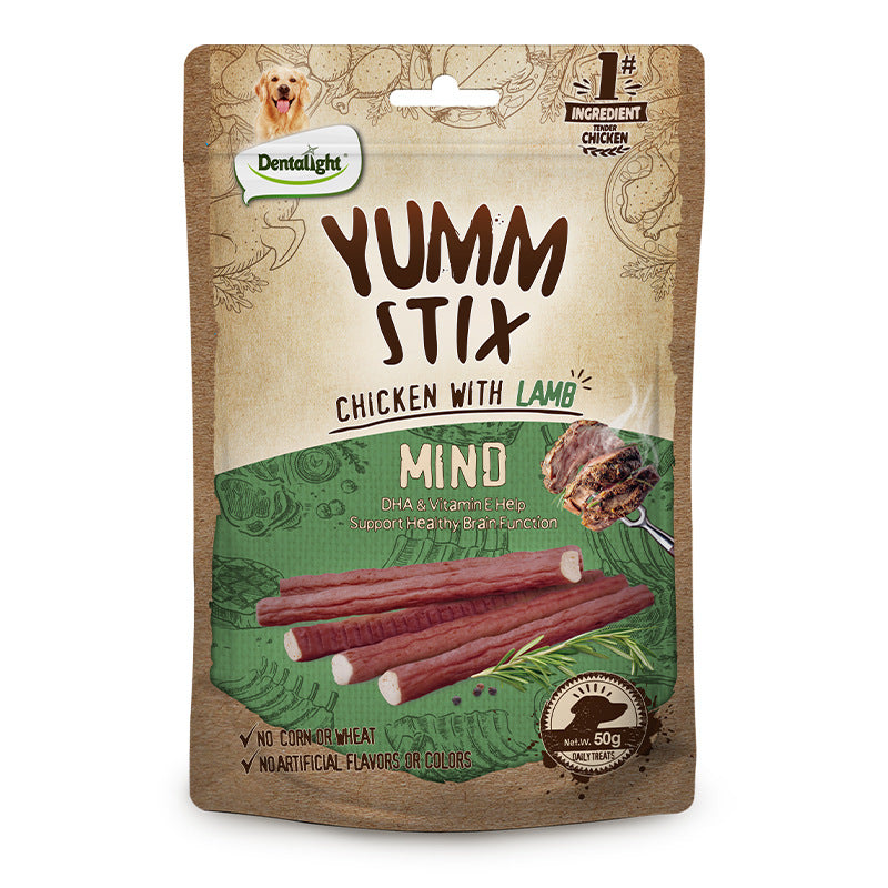 KFX-1371581 Pure Chicken Emulsion Strips for Puppies - 50g Pack - Ideal for Childhood Development
