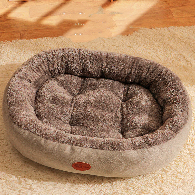 KFX-1375549 Cozy Plush Dog and Cat Nest - Removable, Washable Winter Bed in Various Sizes
