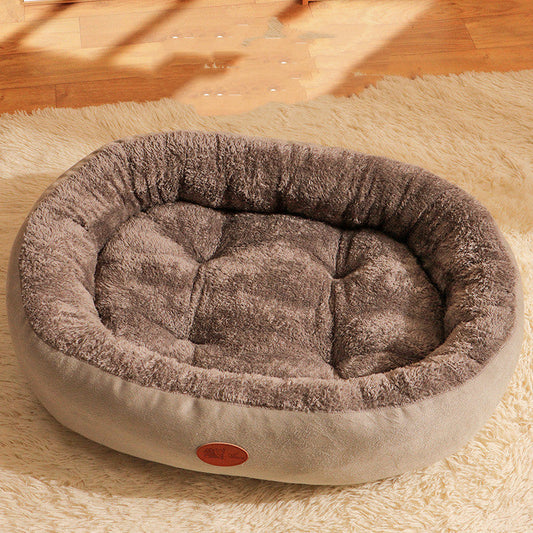 KFX-1375549 Cozy Plush Dog and Cat Nest - Removable, Washable Winter Bed in Various Sizes