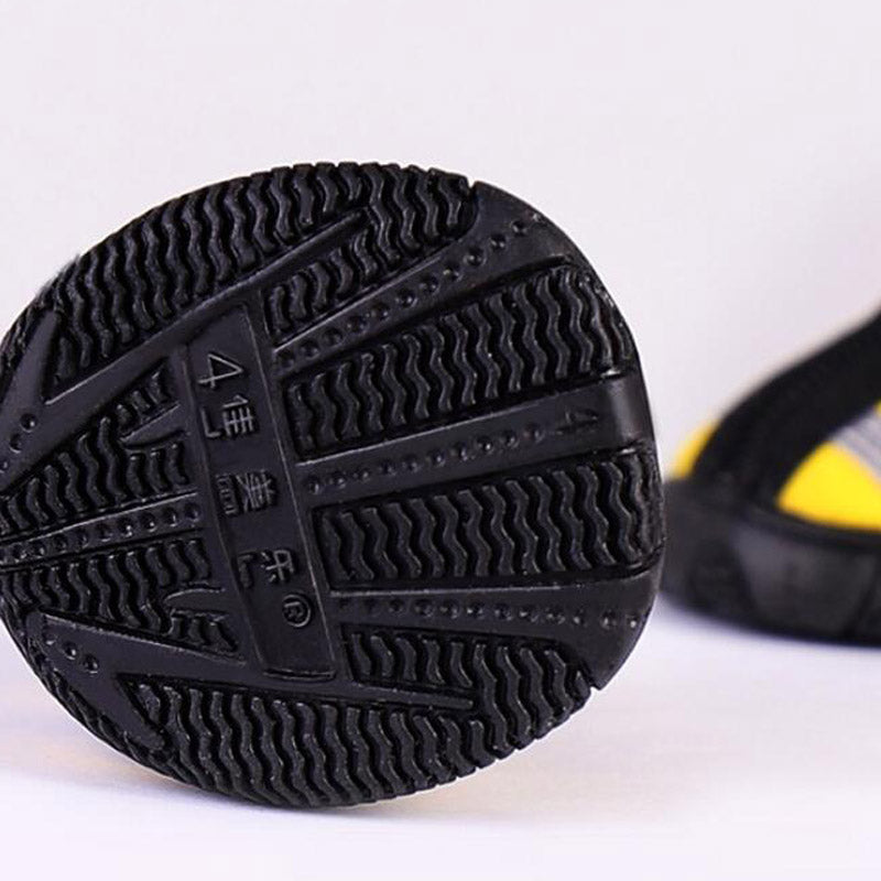 KFX-1378109 Wear-Resistant High-Top Pet Shoes for Small Dogs – Set of 4