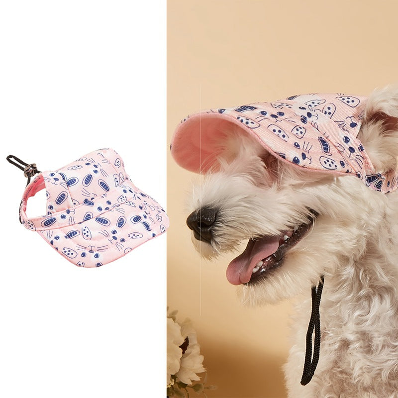 KFX-1383101 Pet Baseball Cap with Wind and Sun Protection in Various Patterns and Sizes