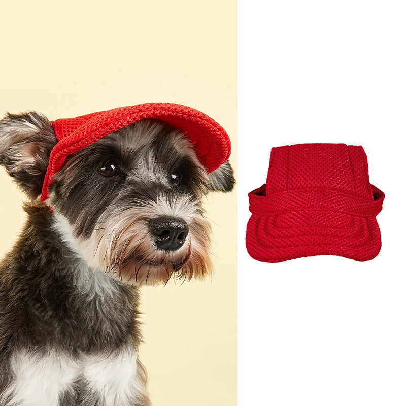 KFX-1383101 Pet Baseball Cap with Wind and Sun Protection in Various Patterns and Sizes