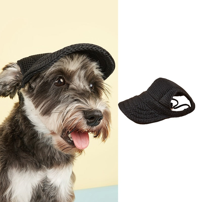 KFX-1383101 Pet Baseball Cap with Wind and Sun Protection in Various Patterns and Sizes
