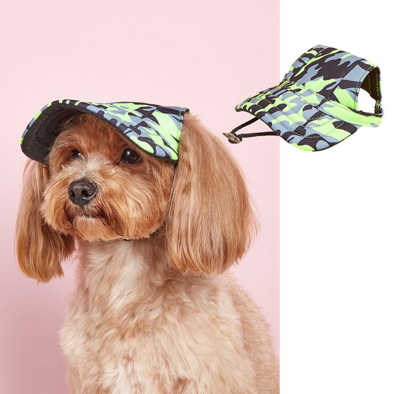 KFX-1383101 Pet Baseball Cap with Wind and Sun Protection in Various Patterns and Sizes