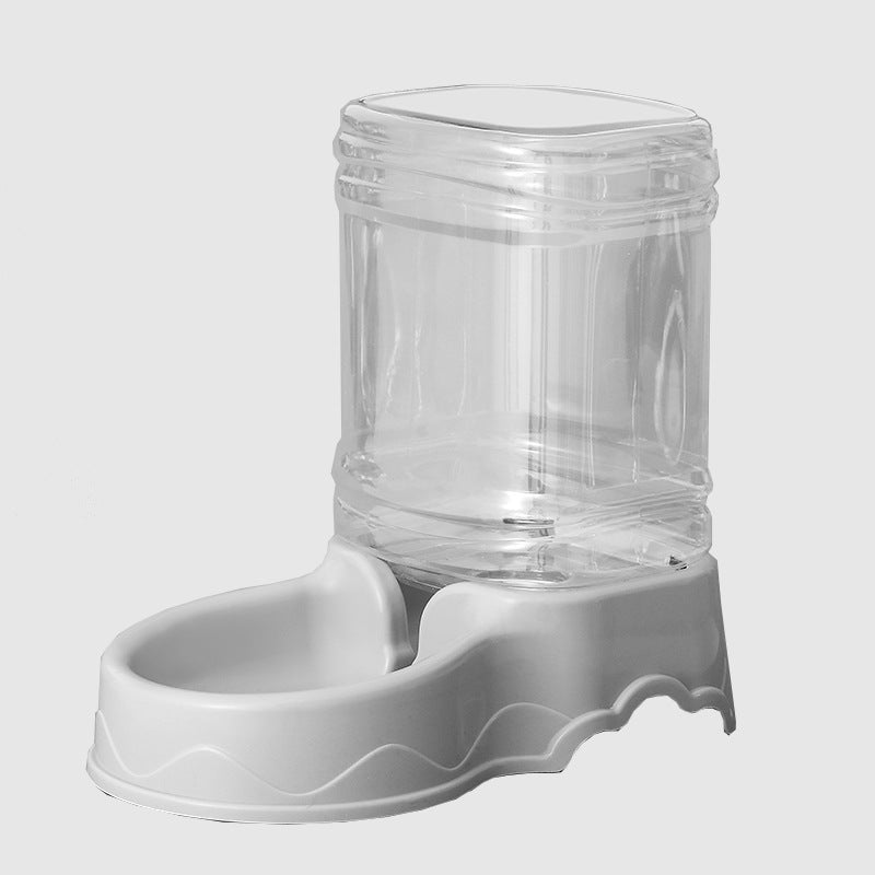 KFX-1383229 Large Capacity Automatic Pet Feeder and Water Fountain Combo - 3.8L Food and Water Dispenser
