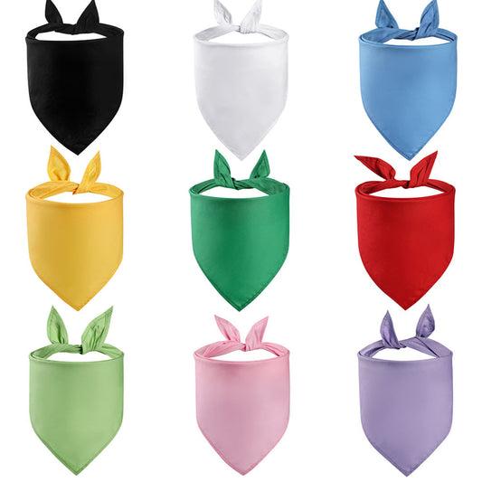 KFX-1384637 Pet Cotton Pinafore Triangular Binder in Multiple Colors - S and L Sizes Available