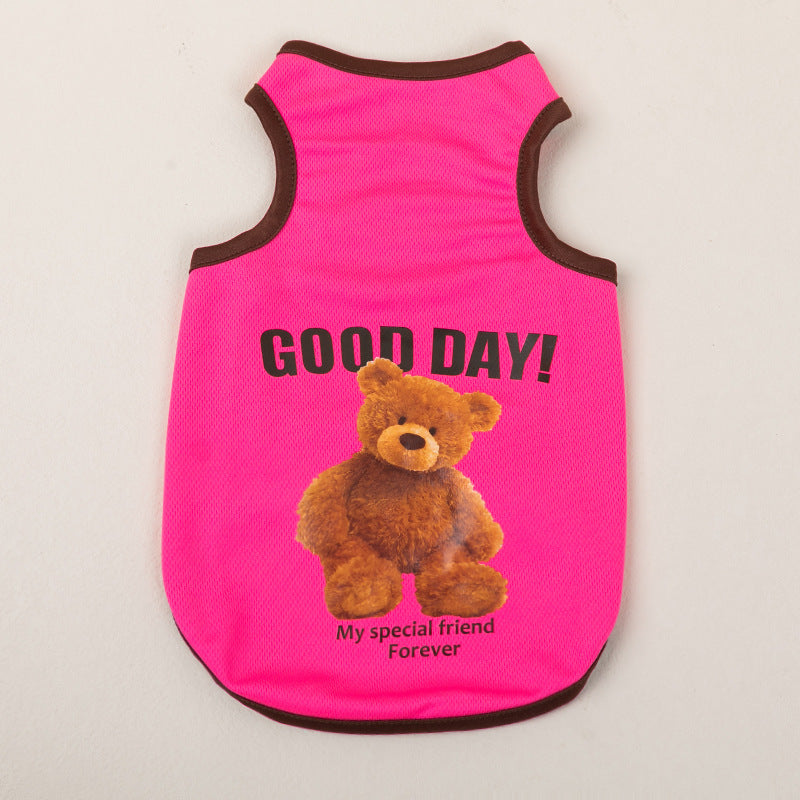 KFX-1385405 Lightweight and Breathable Summer Pet Vest for Dogs and Cats - Multiple Colors Available