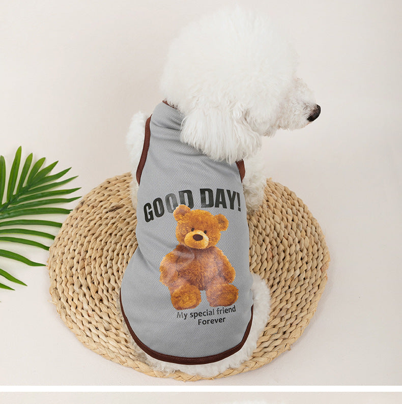 KFX-1385405 Lightweight and Breathable Summer Pet Vest for Dogs and Cats - Multiple Colors Available