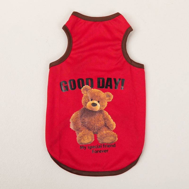 KFX-1385405 Lightweight and Breathable Summer Pet Vest for Dogs and Cats - Multiple Colors Available