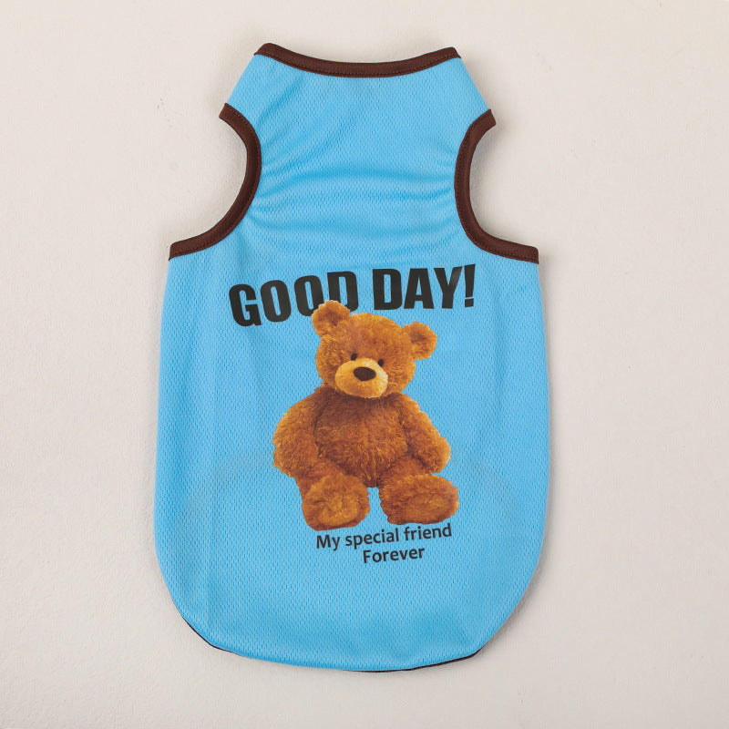 KFX-1385405 Lightweight and Breathable Summer Pet Vest for Dogs and Cats - Multiple Colors Available