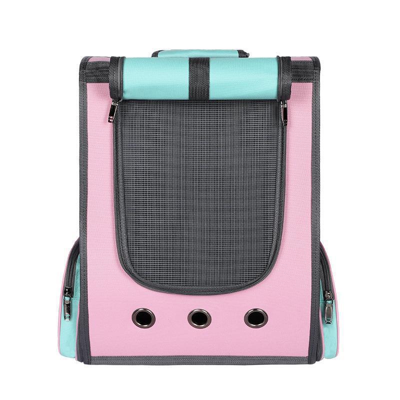 KFX-1389245 Large Capacity Comfortable Breathable Cat and Dog Backpack - Ideal for Travel and Outdoor Use