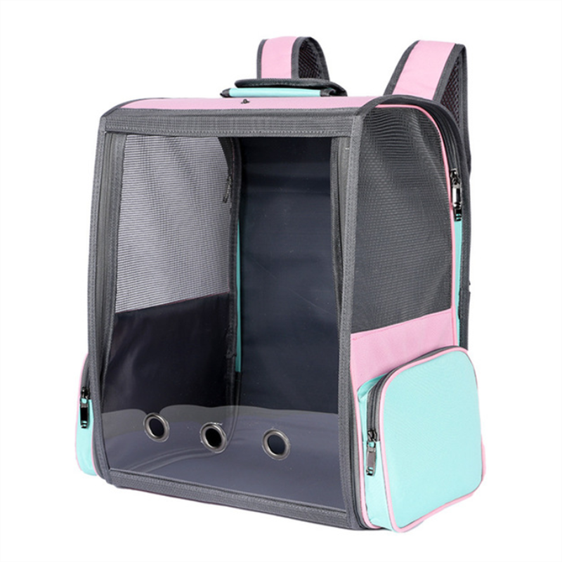 KFX-1389245 Large Capacity Comfortable Breathable Cat and Dog Backpack - Ideal for Travel and Outdoor Use