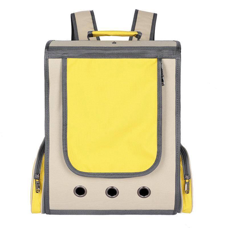 KFX-1389245 Large Capacity Comfortable Breathable Cat and Dog Backpack - Ideal for Travel and Outdoor Use