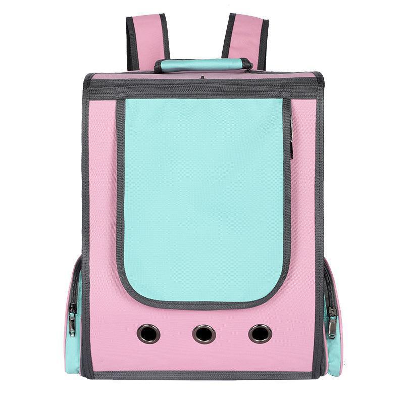 KFX-1389245 Large Capacity Comfortable Breathable Cat and Dog Backpack - Ideal for Travel and Outdoor Use
