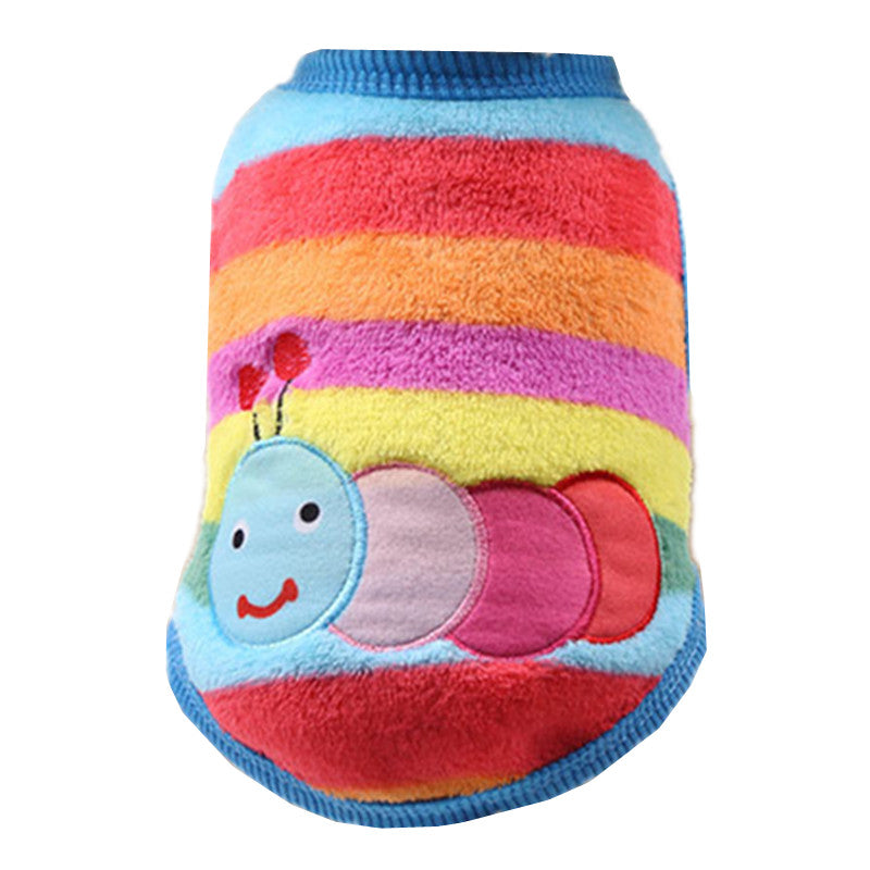 KFX-1391165 Cozy Coral Fleece Flannel Vest for Dogs and Cats in Various Styles