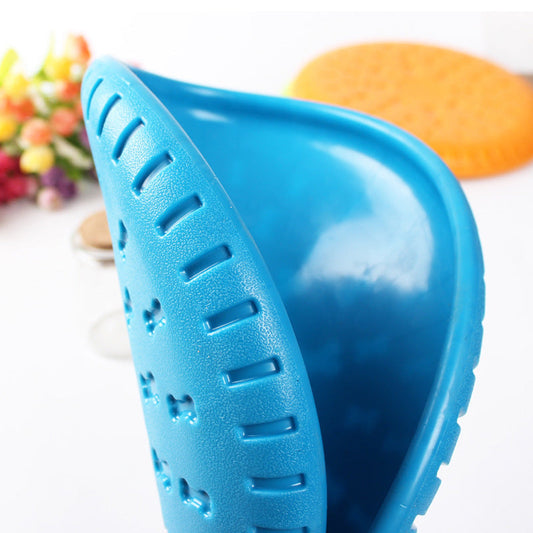 KFX-1393597 Durable Rubber Bite Resistant Training Toy for Pets - 23CM Diameter, Available in Multiple Colors