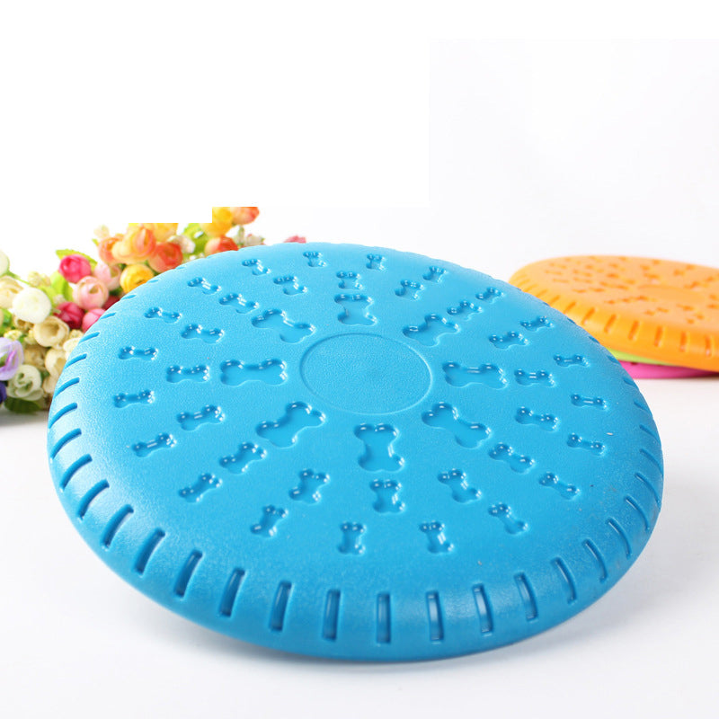 KFX-1393597 Durable Rubber Bite Resistant Training Toy for Pets - 23CM Diameter, Available in Multiple Colors