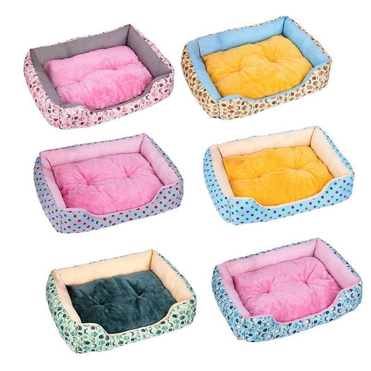 KFX-1396797 Cozy Plush Pet Bed for Small to Medium Dogs and Cats, Waterproof and Non-Slip, Multiple Sizes Available