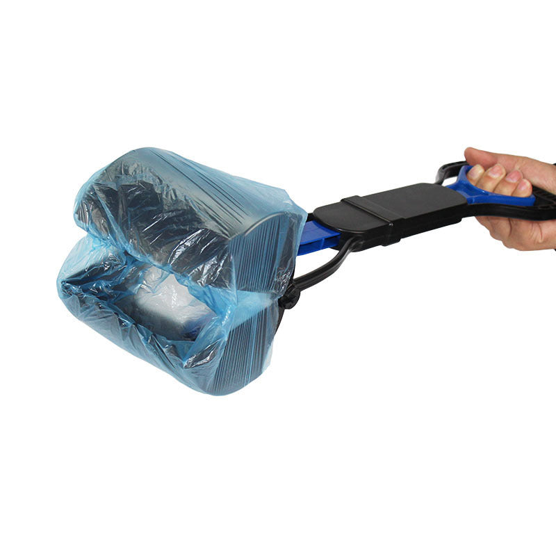 KFX-1400765 Large Handle Pet Garbage Bags for Dog and Cat Waste - 30x35cm Plastic Waste Disposal Bags