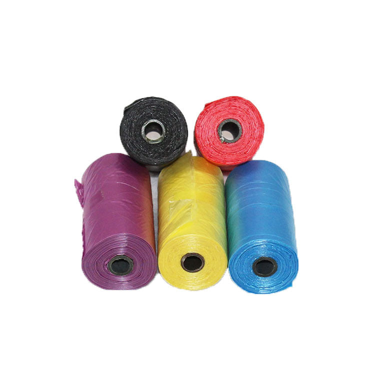 KFX-1400765 Large Handle Pet Garbage Bags for Dog and Cat Waste - 30x35cm Plastic Waste Disposal Bags