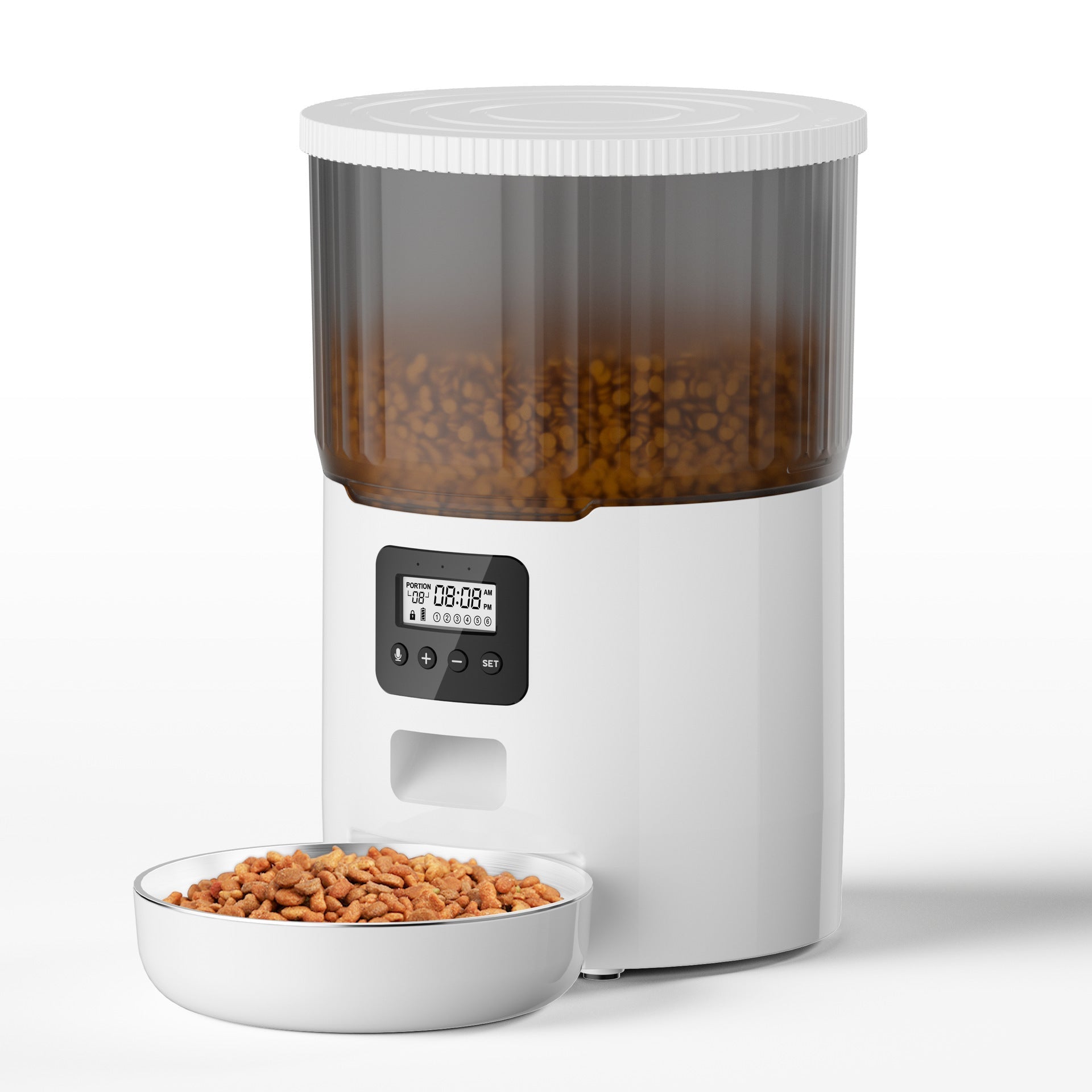 KFX-1402301 Automatic Pet Feeder for Dogs and Cats - 4L Capacity with USB and Adapter Options