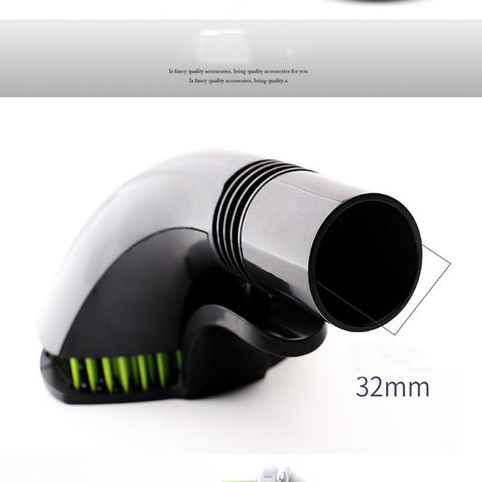 KFX-1406141 Pet Grooming Brush for Removing Loose Puppy Hair - TPE & ABS Materials, Black and Green Design