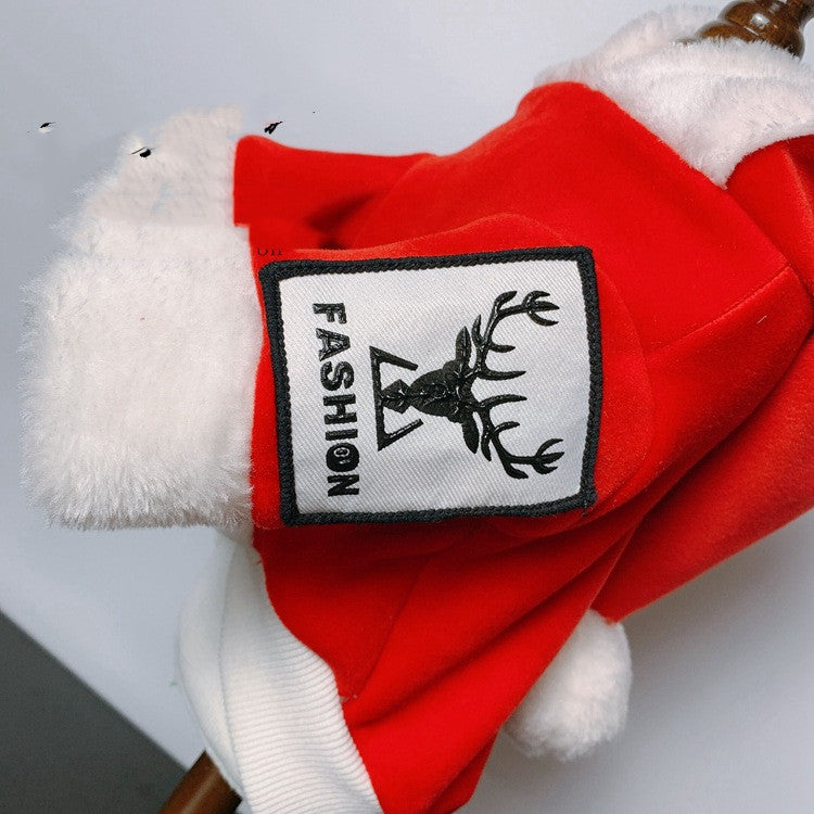 KFX-1412413 Cozy Cotton Sweater for Cats and Dogs - New Year's Christmas Style, Available in Multiple Sizes