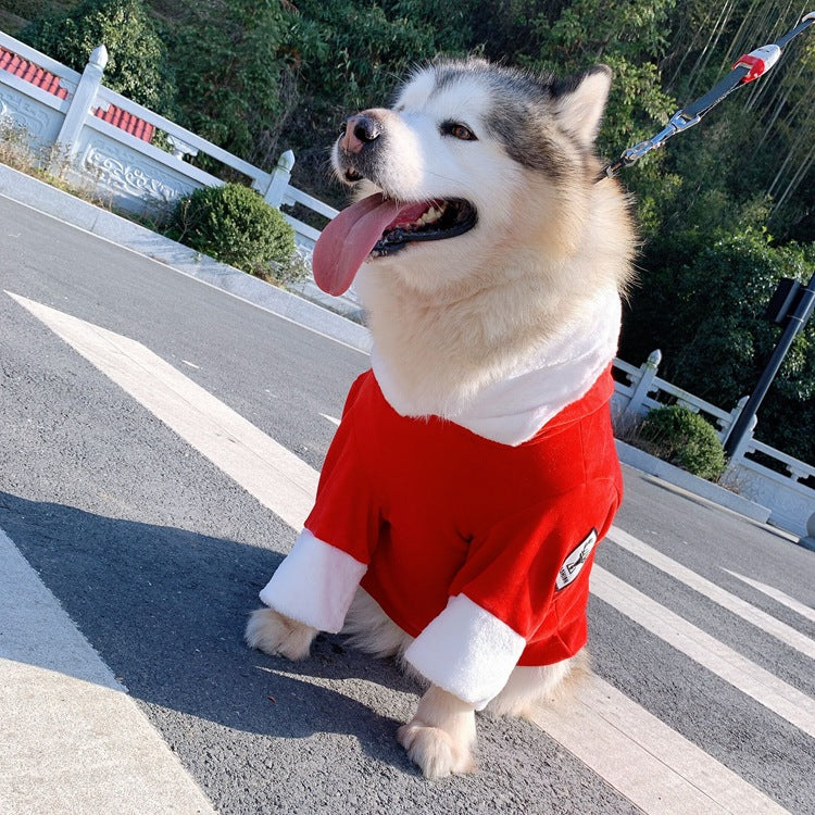 KFX-1412413 Cozy Cotton Sweater for Cats and Dogs - New Year's Christmas Style, Available in Multiple Sizes