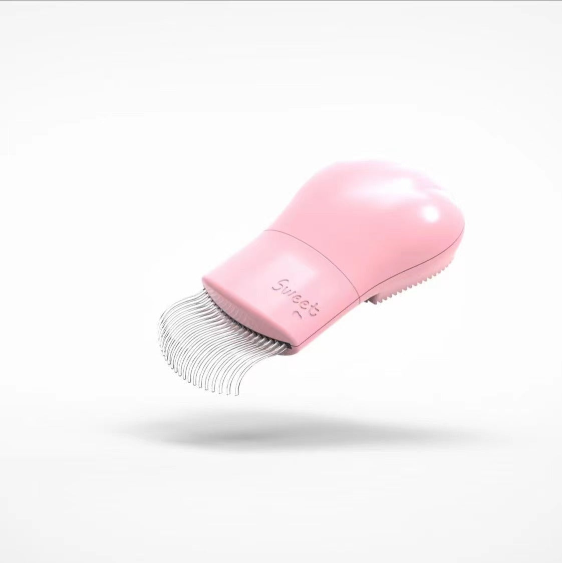 KFX-1415613 Dual-Purpose Cat Tongue Comb - Pet Hair Removal Tool in Blue and Pink
