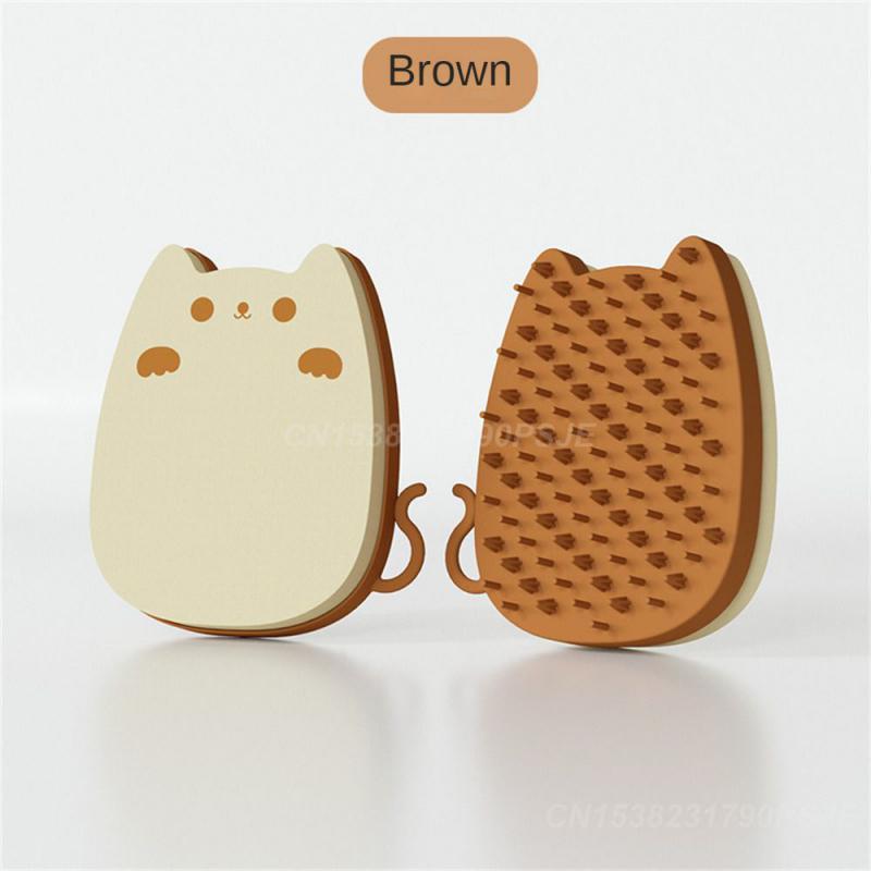 KFX-1417277 Versatile Pet Hair Remover and Grooming Sponge Brush for Cats and Dogs