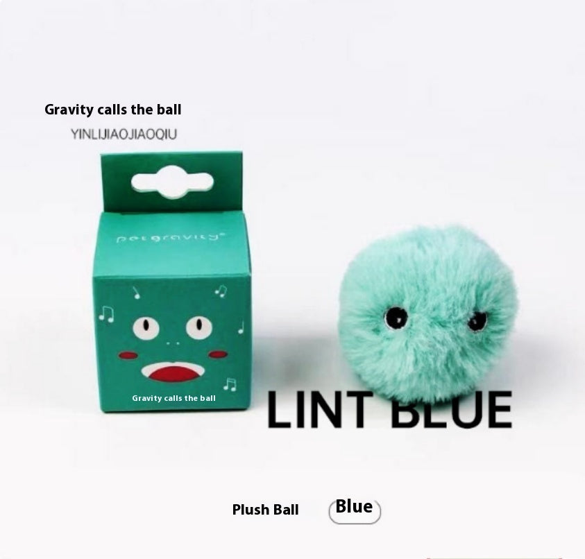 KFX-1418429 Mint Cat Sound Toy - Bite-Resistant, Interactive Catnip Ball for Kittens - Touch-Activated Sound Simulation