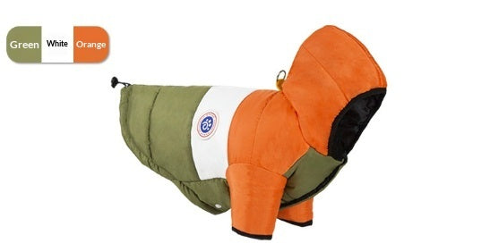KFX-1420349 Thermal Windproof Cotton-padded Pet Clothing in Various Colors and Sizes