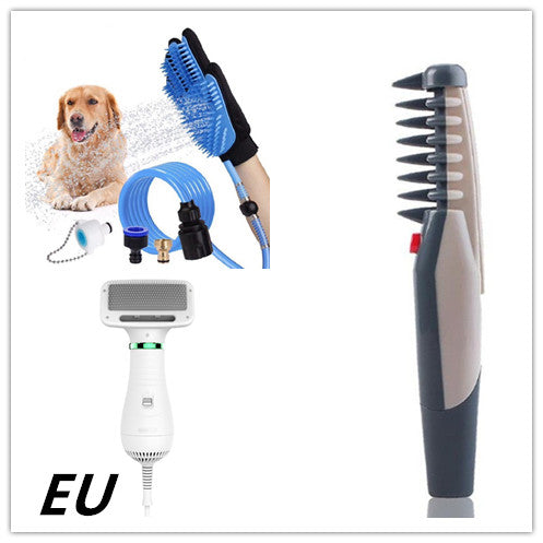 KFX-1421373 All-in-One Pet Hair Brush and Dryer with Adjustable Air Settings for Cats and Dogs