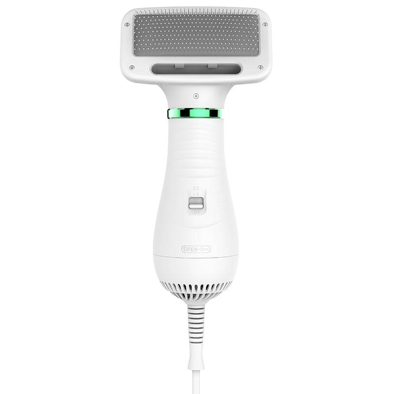 KFX-1421373 All-in-One Pet Hair Brush and Dryer with Adjustable Air Settings for Cats and Dogs