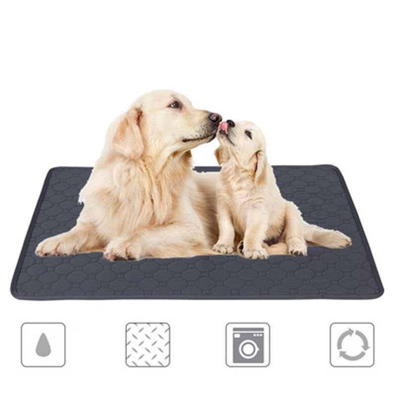 KFX-1421629 Washable Non-Slip Pet Changing Pad in Grey and Khaki - Available in Multiple Sizes