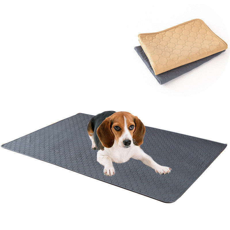 KFX-1421629 Washable Non-Slip Pet Changing Pad in Grey and Khaki - Available in Multiple Sizes