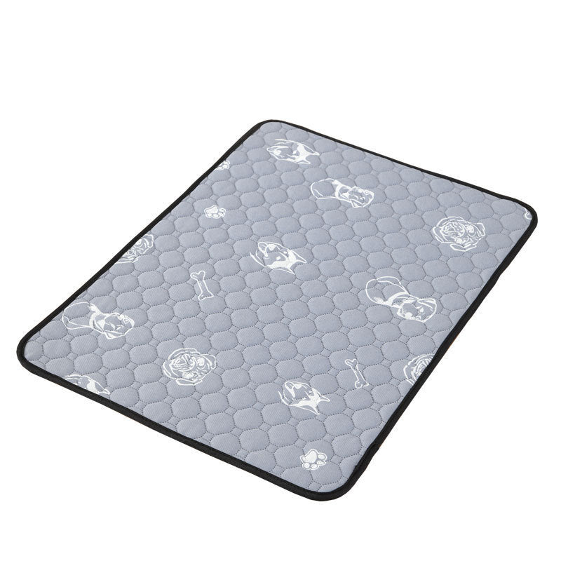 KFX-1421629 Washable Non-Slip Pet Changing Pad in Grey and Khaki - Available in Multiple Sizes