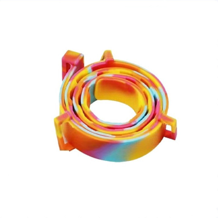 KFX-1421757 Rainbow Pet Flea and Anti-Lice Collar for Cats and Dogs - 38CM and 62CM Options