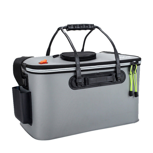 KFX-1422013 Collapsible Thickened EVA Fishing Bucket - Available in 40L, 45L, 50L in Grey, Blue, Green, Black