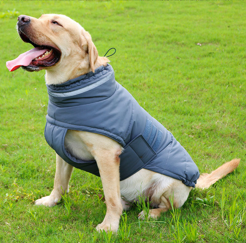 KFX-1425213 Winter Dog Coat for Large Breeds – Warm and Waterproof Trench for Corgis and Other Dogs