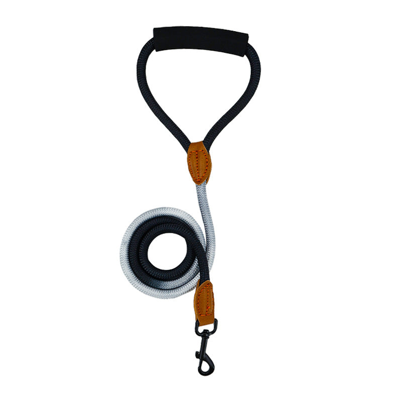 KFX-1425341 Durable Nylon Hand-Holding Rope Leash for Dogs - Round Pet Traction Rope