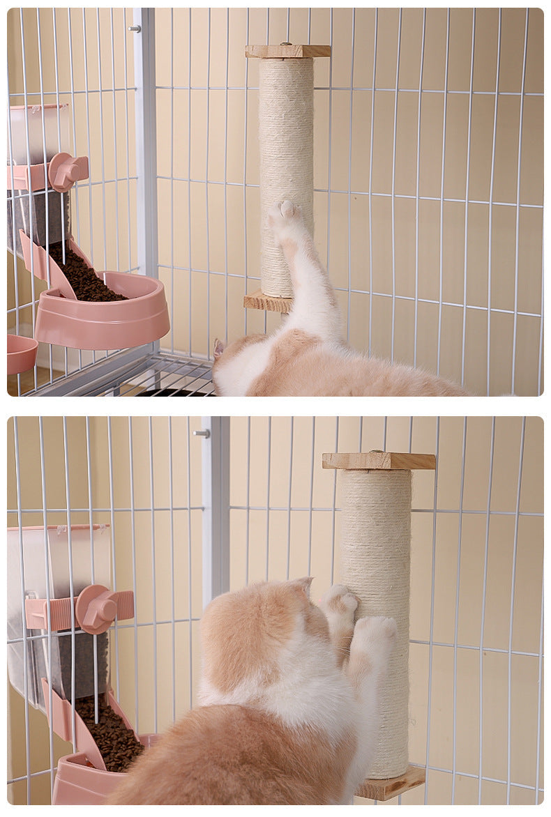 KFX-1425597 Durable Sisal Cat Scratching Post with Cotton Rope for Claw Care