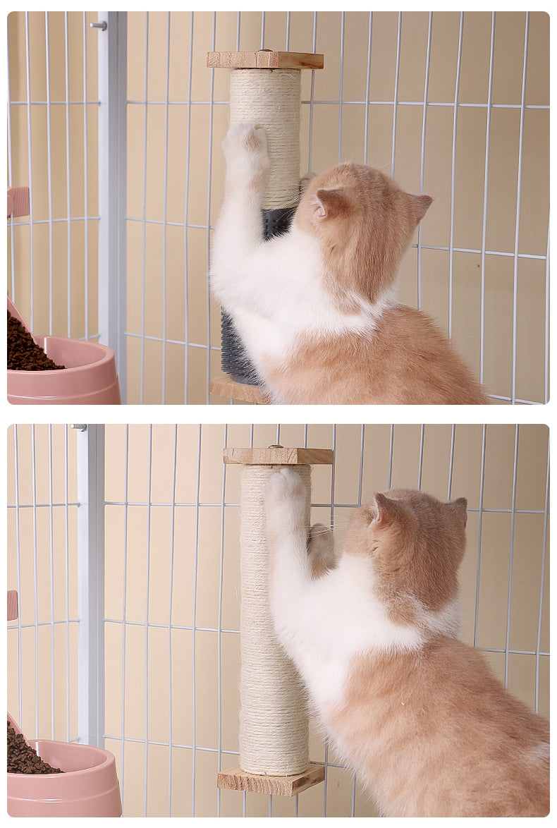 KFX-1425597 Durable Sisal Cat Scratching Post with Cotton Rope for Claw Care