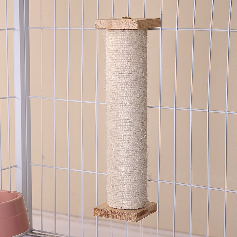 KFX-1425597 Durable Sisal Cat Scratching Post with Cotton Rope for Claw Care