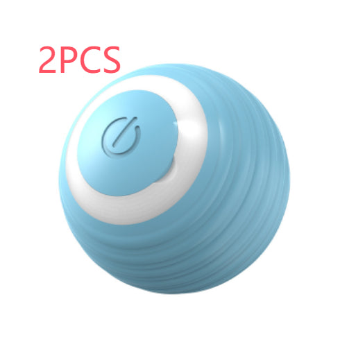 KFX-1426365 Rechargeable Automatic Smart Cat Toy Ball for Indoor Play – Bouncing & Rolling Fun for Kittens