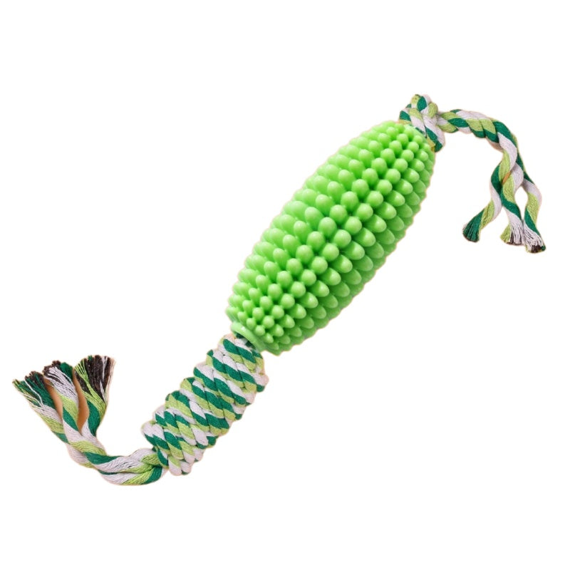 KFX-1430077 Corn & Ball Dog Chew Toy Set for Teething Relief and Dental Health
