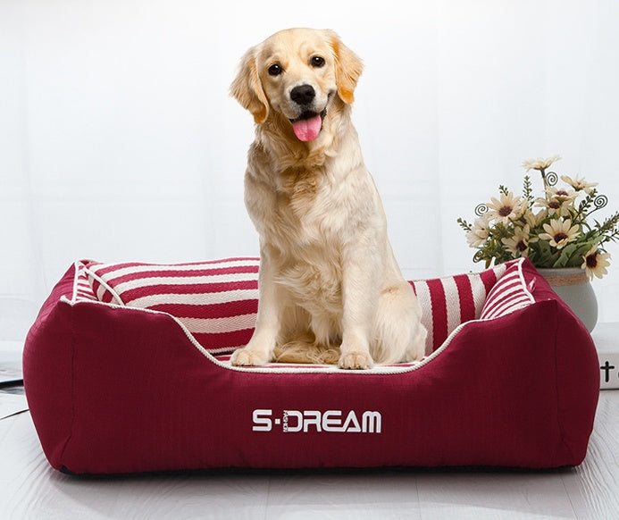 KFX-1431357 Removable and Washable Pet Kennel with Comfortable Canvas Lining and Waterproof Base