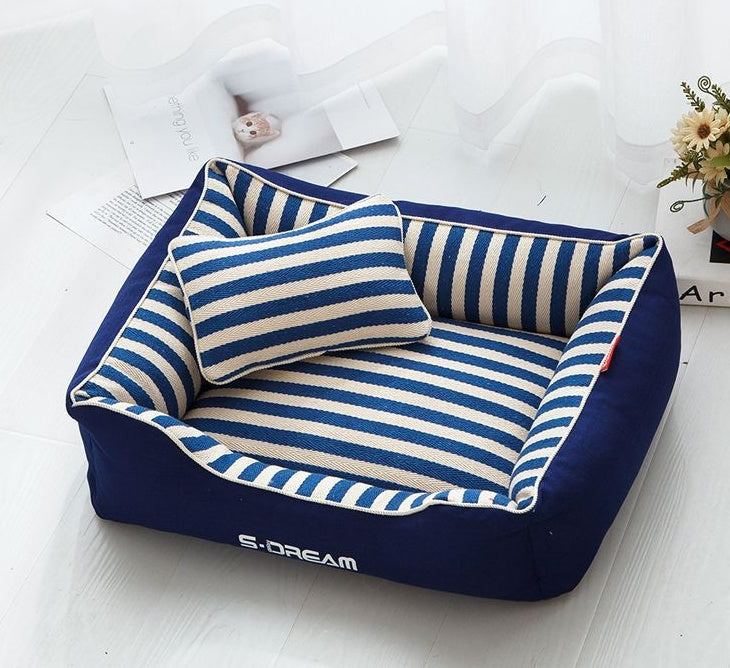 KFX-1431357 Removable and Washable Pet Kennel with Comfortable Canvas Lining and Waterproof Base