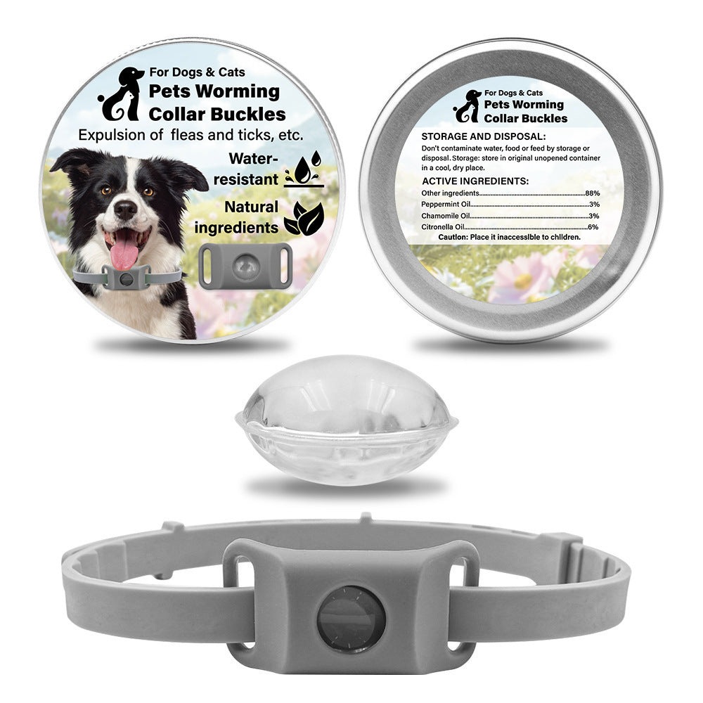 KFX-1432125 Pet Insect Repellent Collar with Capsule Options for Dogs and Cats